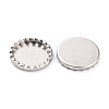 304 Stainless Steel Cabochon Settings STAS-Y001-08P-3