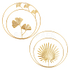 2Pcs 2 Style Iron Hanging Decorate HJEW-GF0001-21-1