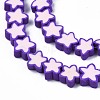 Handmade Polymer Clay Beads Strands CLAY-S096-043A-3