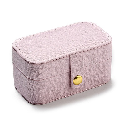 PU Imitation Leather Jewelry Box LBOX-E001-01B-1