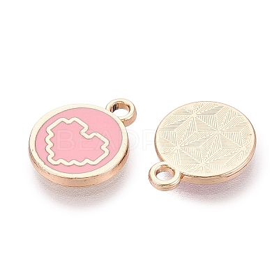 Alloy Enamel Pendants ENAM-Q002-01G-04-1