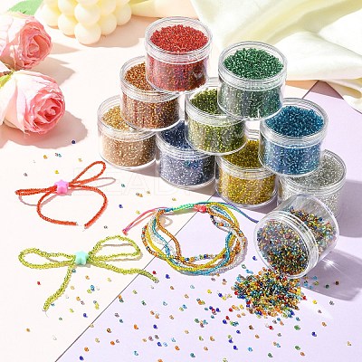 200G Glass Seed Beads SEED-YW0002-85C-1