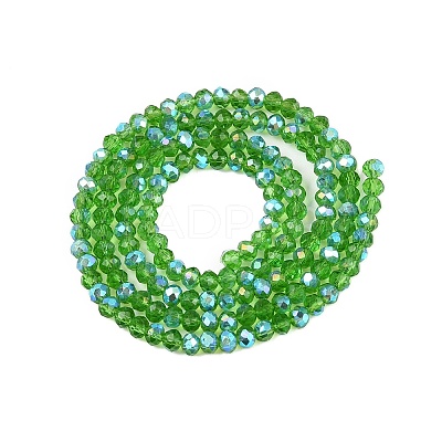 Electroplate Glass Beads Strands EGLA-A044-T2mm-L11-1