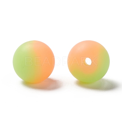 Two Tone Luminous Silicone Beads SIL-I002-01B-1