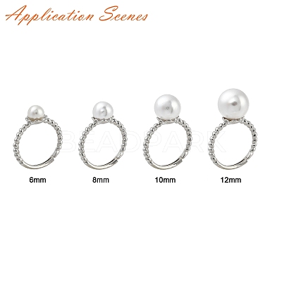 Brass Finger Cup Peg Ring Settings KK-L184-58P-1