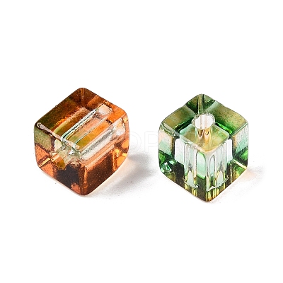 Baking Paint Transparent Glass Beads LS-DGLA-N005-01A-01-1