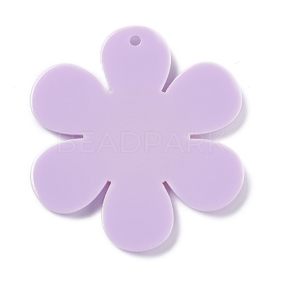 Opaque Acrylic Big Pendants OACR-P012-B02-1