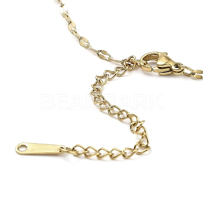 Heart Light Gold Brass Micro Pave Cubic Zirconia Pendant Necklaces NJEW-E105-09KCG-01-1