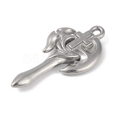 Non-Tarnish 304 Stainless Steel Pendants STAS-Q328-01P-01-1