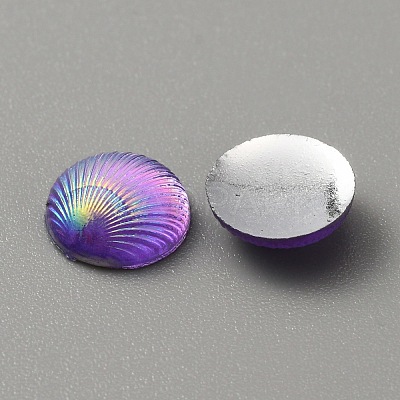 Opaque Resin Cabochons CRES-WH0010-044B-1