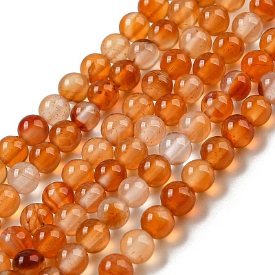 Natural Agate Beads Strands G-F417-01-4mm-1