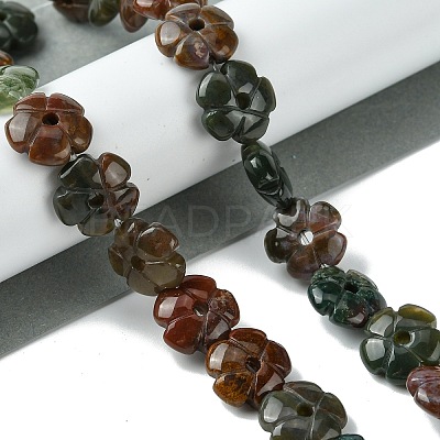 Natural Indian Agate Beads Strands G-H023-B06-01-1