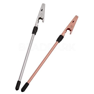 2Pcs 2 Colors Jewelry Helper Tool Bracelet Clamp AJEW-SZ0001-90-1