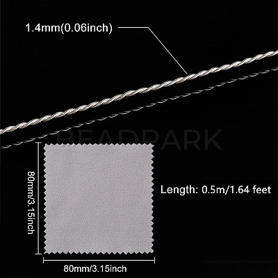 Silver Sterling Silver Wire OCOR-WH0074-09C-S-1