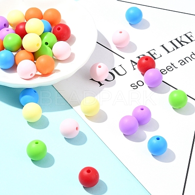35Pcs Food Grade Eco-Friendly Silicone Focal Beads SIL-FS0001-22A-1