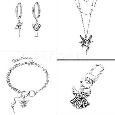 50Pcs 10 Style Tibetan Style Alloy Pendants TIBEP-CJ0003-48-1