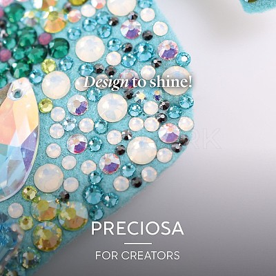 Preciosa® MAXIMA Crystal No Hotfix Flatback Stones Y-PRC-NSS8-40010-1