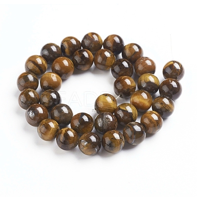 Natural Tiger Eye Beads Strands Z0RQX014-1