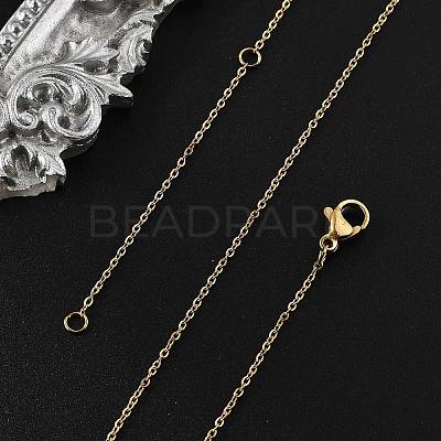 304 Stainless Steel Necklace MAK-F033-01G-1