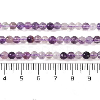 Natural Purple Fluorite Beads Strands X-G-P530-B08-01-1