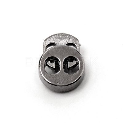 Alloy Spring Cord Locks FIND-WH0100-60B-1
