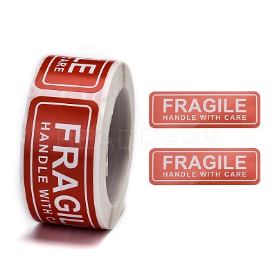 Fragile Stickers Handle with Care Warning Packing Shipping Label DIY-E023-04-1