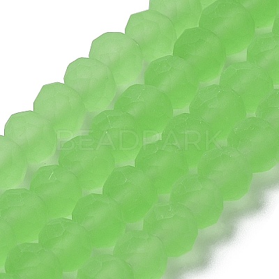 Transparent Glass Beads Strands X1-EGLA-A034-T4mm-MD09-1