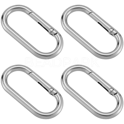 6Pcs Alloy Spring Gate Rings FIND-SP0001-24P-1