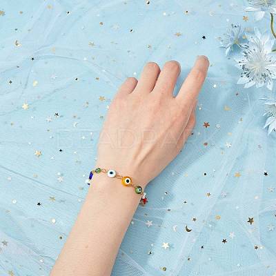 DIY Evil Eye Pendants Making Kits DIY-NB0004-69-1