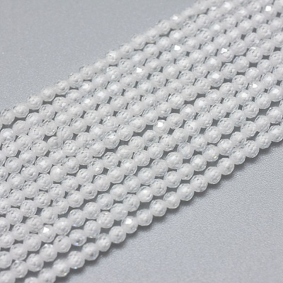 Cubic Zirconia Beads Strands G-G792-47-01A-1