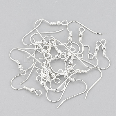 Iron Earring Hooks X-E135-S-NF-1