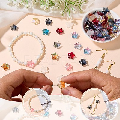 DIY Star Beads Kits DIY-SZ0010-54-1