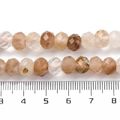 Natural Red Hematoid Quartz/Ferruginous Quartz Beads Strands G-K380-A04-01-1