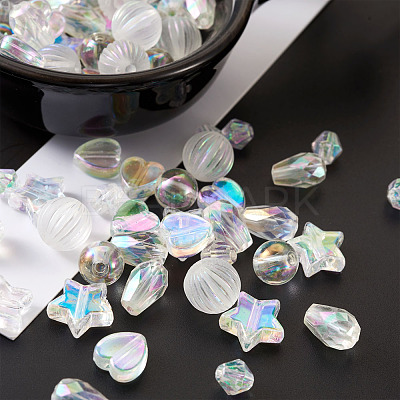 Transparent Acrylic Beads TACR-TA0001-11-1