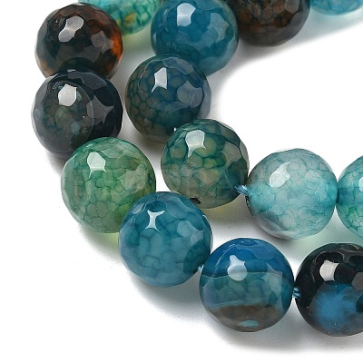 Natural Agate Beads Strands X-G-M437-C01-01W-1