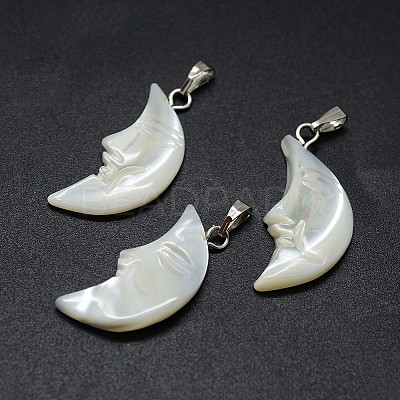 Shell Pendants SSHEL-E564-14P-1