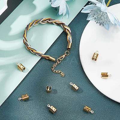 304 Stainless Steel Folding Crimp Ends STAS-P207-04G-C-1
