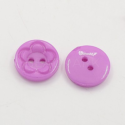 Acrylic Sewing Buttons for Clothes Design BUTT-E083-E-M-1