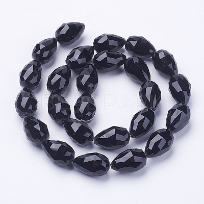 Imitation Jade Glass Beads X-EGLA-E049-NA01-1