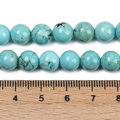 Natural Magnesite Beads Strands G-K244-02-8mm-01-1