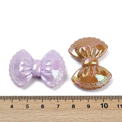 Opaque Acrylic Beads OACR-C022-08-1