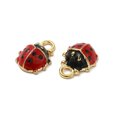 Alloy Enamel Charms X-ENAM-J650-04G-1