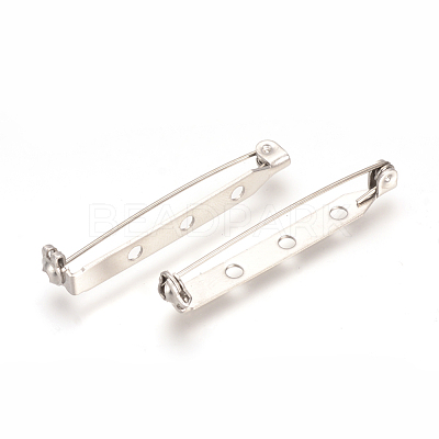 Tarnish Resistant 304 Stainless Steel Pin Brooch Back Bar Findings X-STAS-Q184-04-1