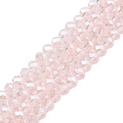 Electroplate Glass Beads Strands EGLA-A034-T10mm-A03-1