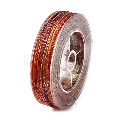 30M Gradient Color Round PET Waxed Thread OCOR-F018-02H-1