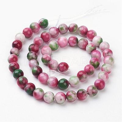 Jade Beads Strands G-D264-8mm-M-1