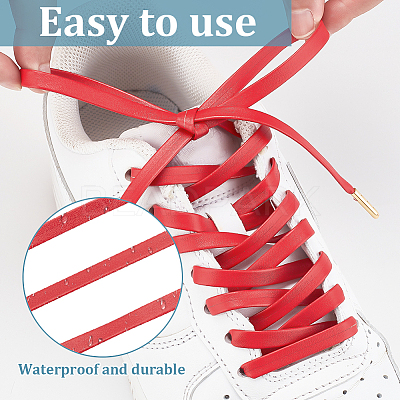 Imitation Leather Shoe Laces FIND-WH0110-387D-1