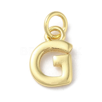 Rack Plating Brass Charms KK-P245-06G-G-1