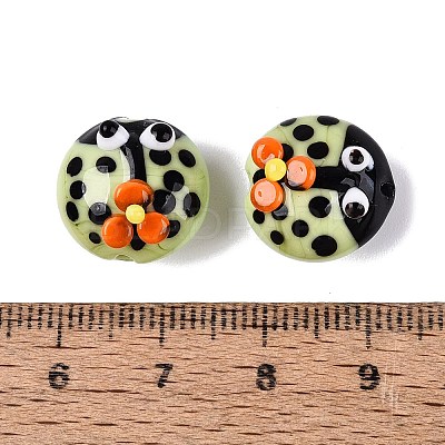 Handmade Bumpy Lampwork Beads LAMP-Q039-15G-1
