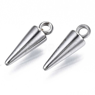 Non-Tarnish 201 Stainless Steel Pendants X-STAS-S117-002A-01-1